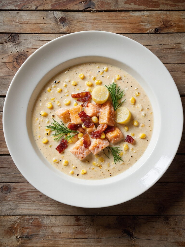 hearty bacon salmon chowder recipe