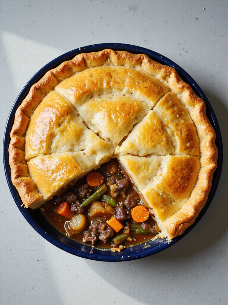 hearty beef vegetable potpie