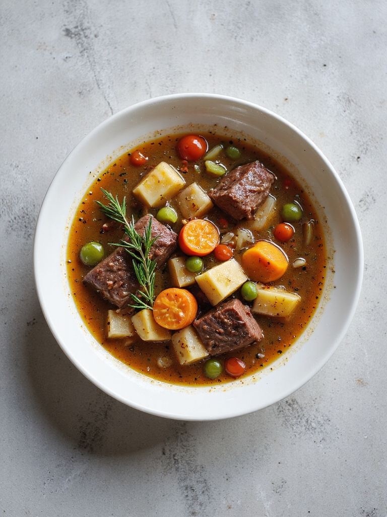 hearty beef vegetable soup