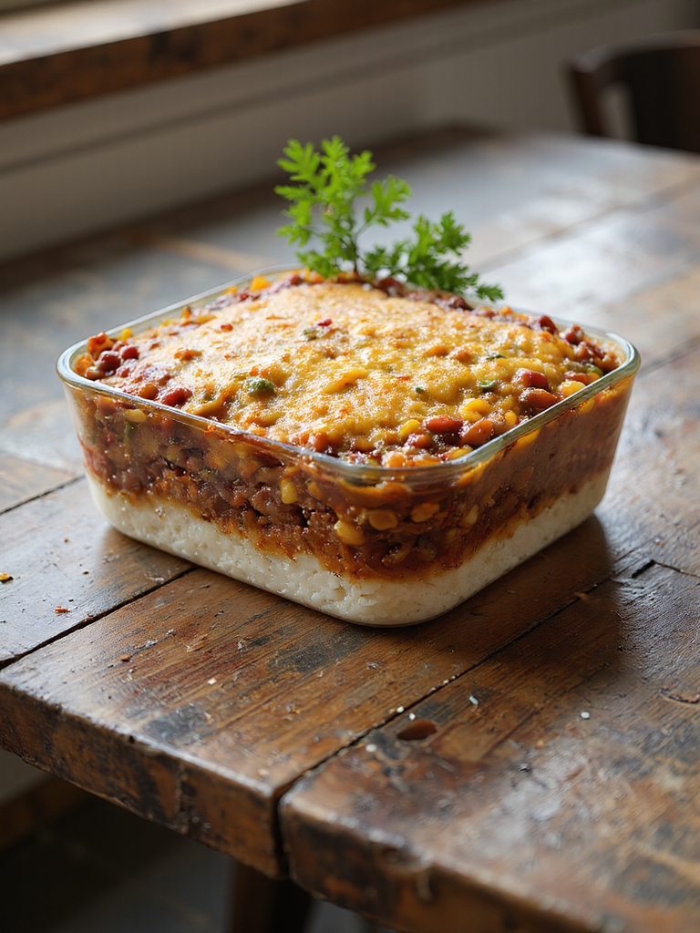 hearty budget friendly baked beans