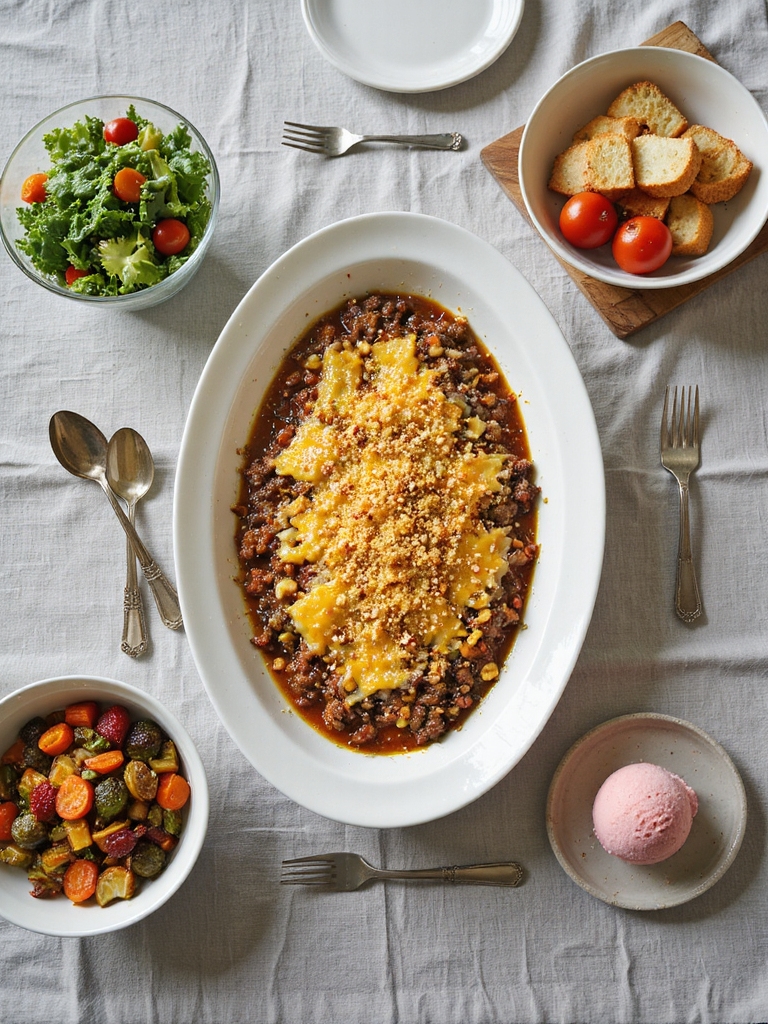 hearty casserole serving suggestions