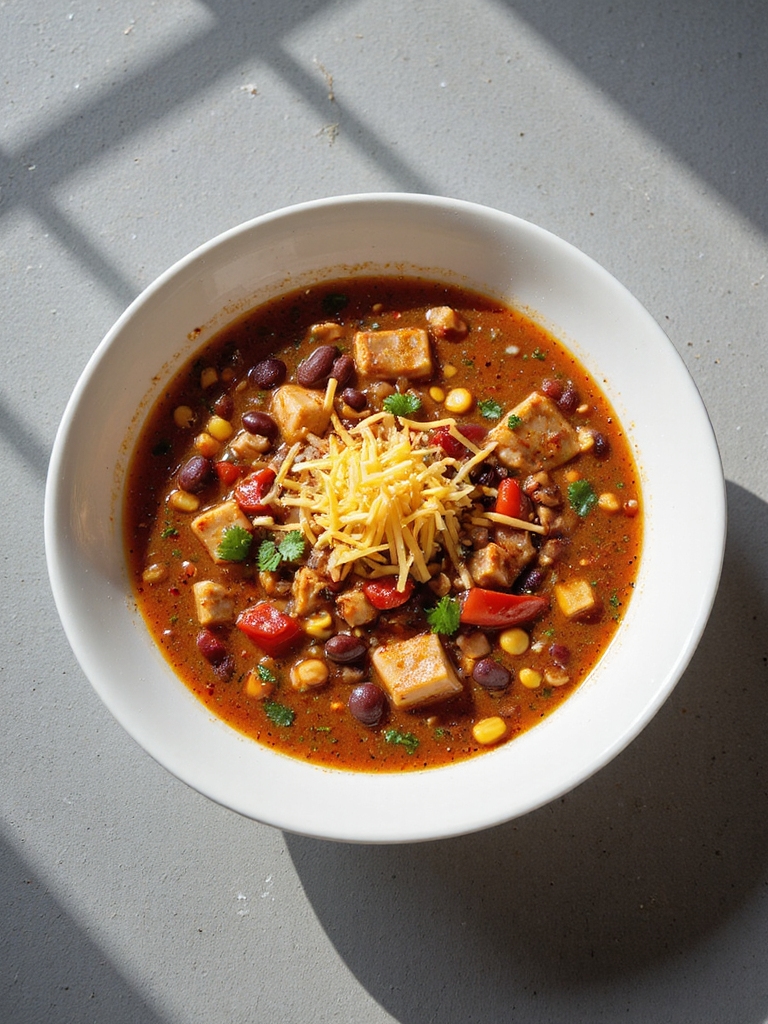 hearty chicken chili soup