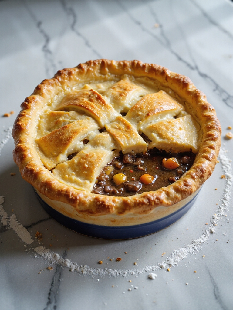 hearty classic beef pot pie