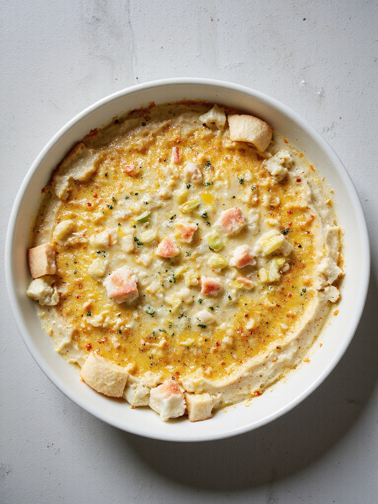 hearty crab artichoke dip