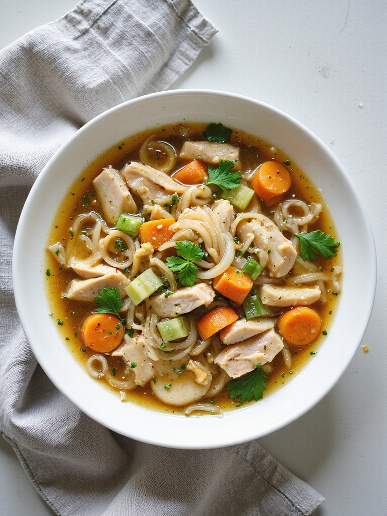 hearty gluten free chicken soup