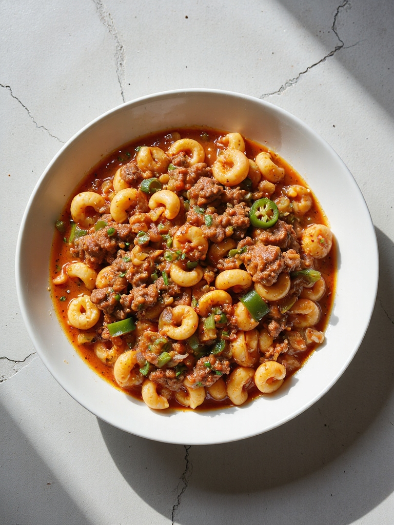hearty ground beef goulash