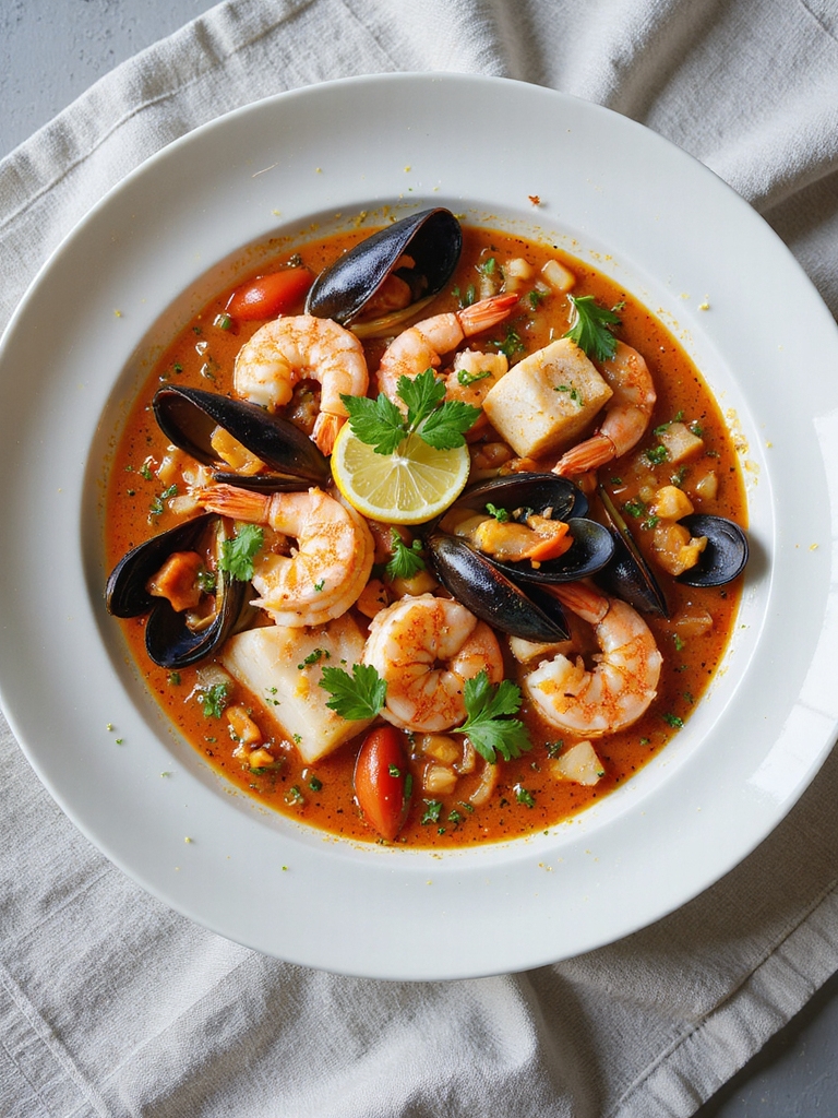 hearty mediterranean seafood stew