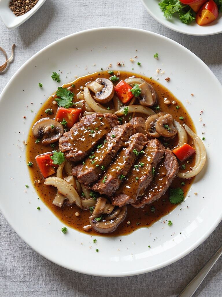 hearty pepper steak gravy