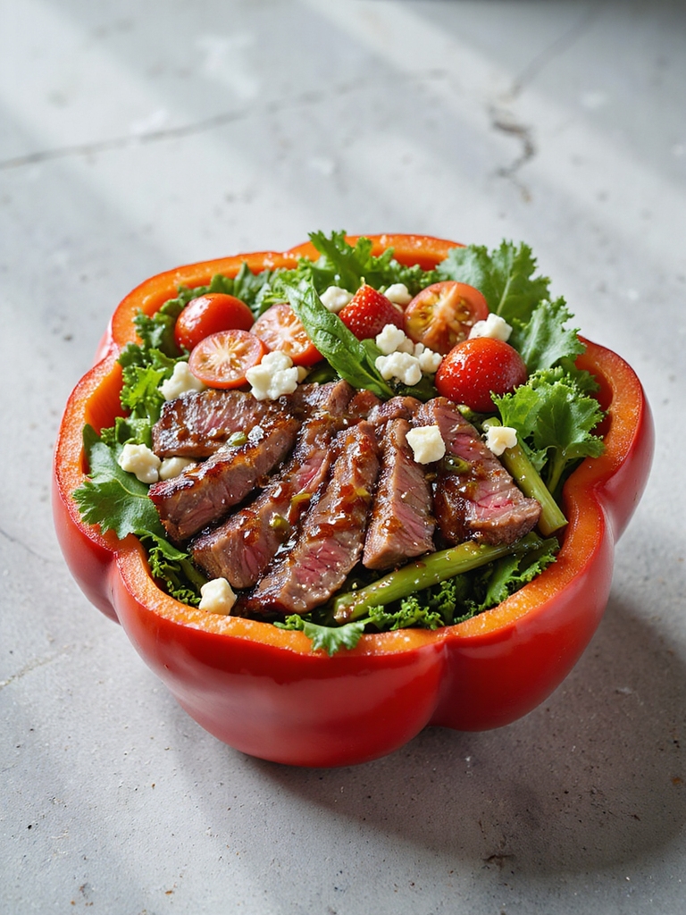 hearty protein rich steak salads