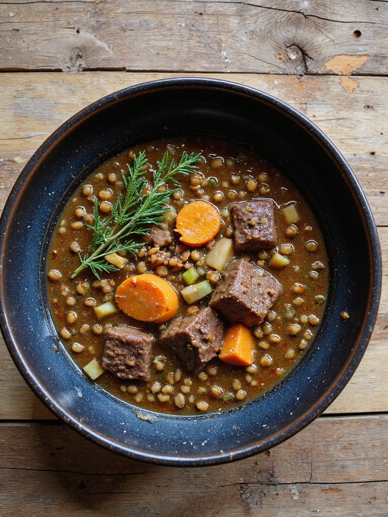 hearty slow cooked beef stew