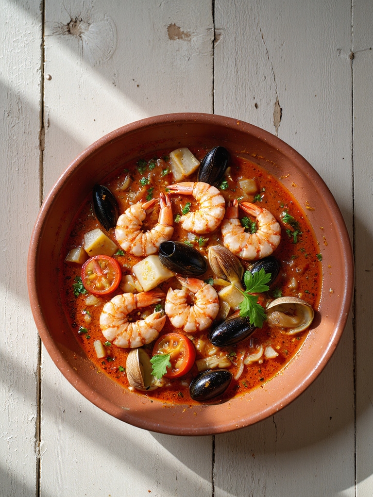 hearty tuscan seafood stew