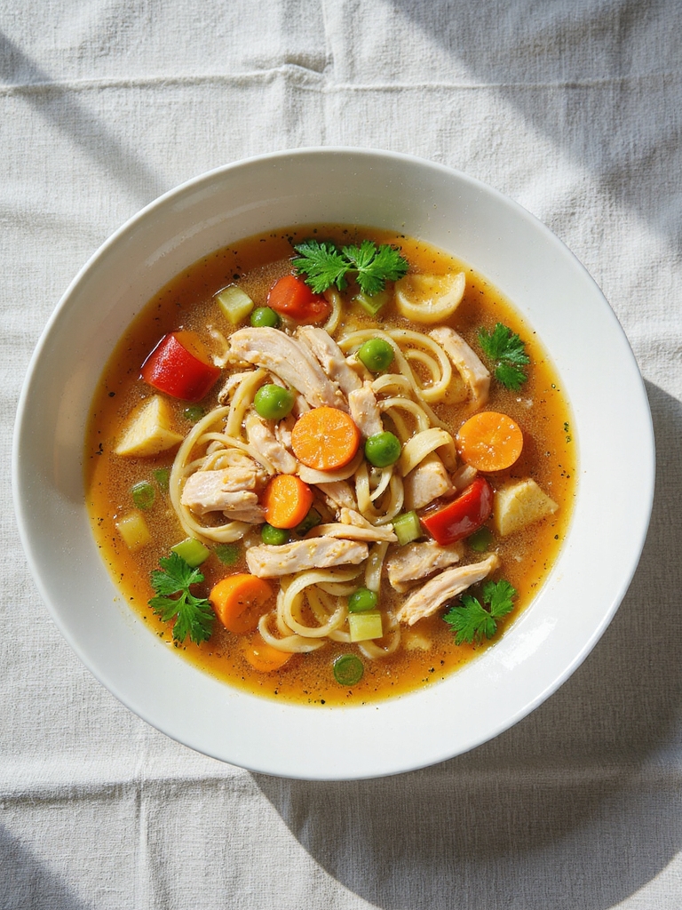 hearty vegetable chicken soup