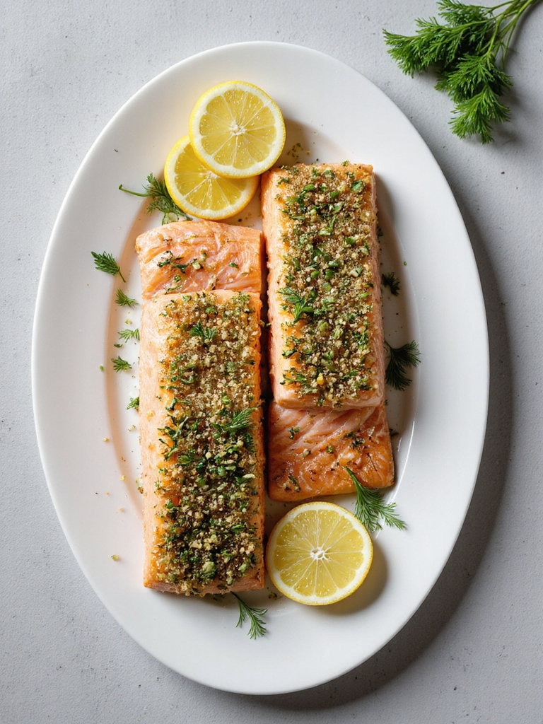 herb crusted salmon oven recipe