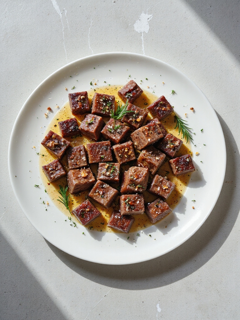 herb infused steak bites recipe