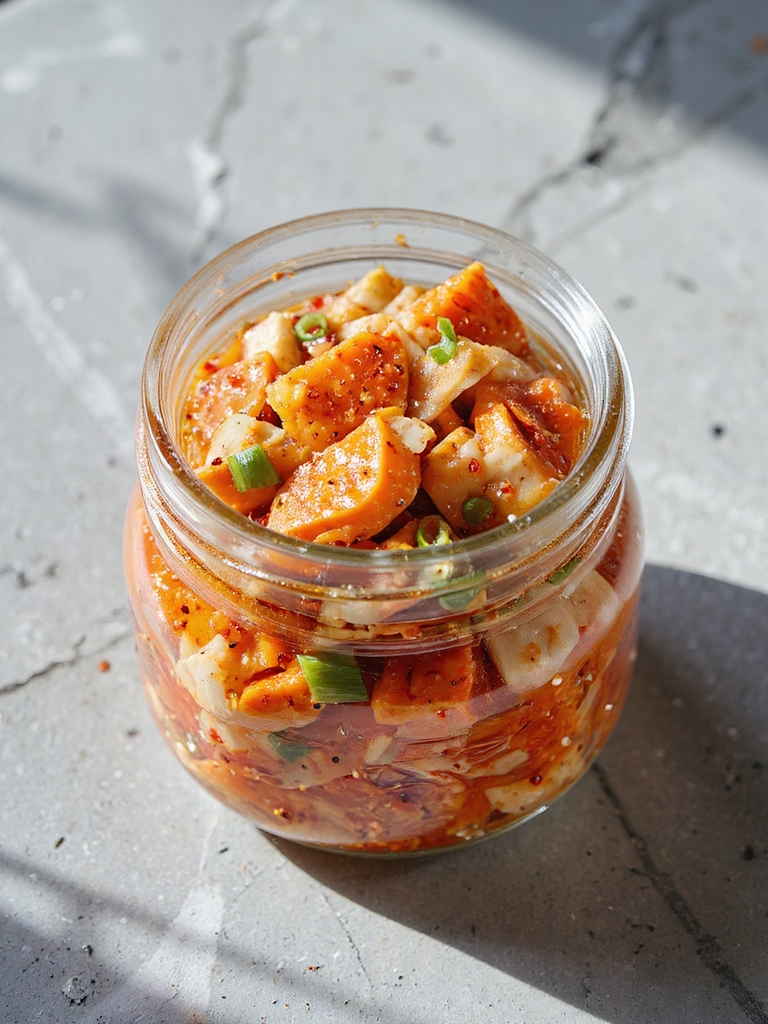 homemade kimchi fermentation process