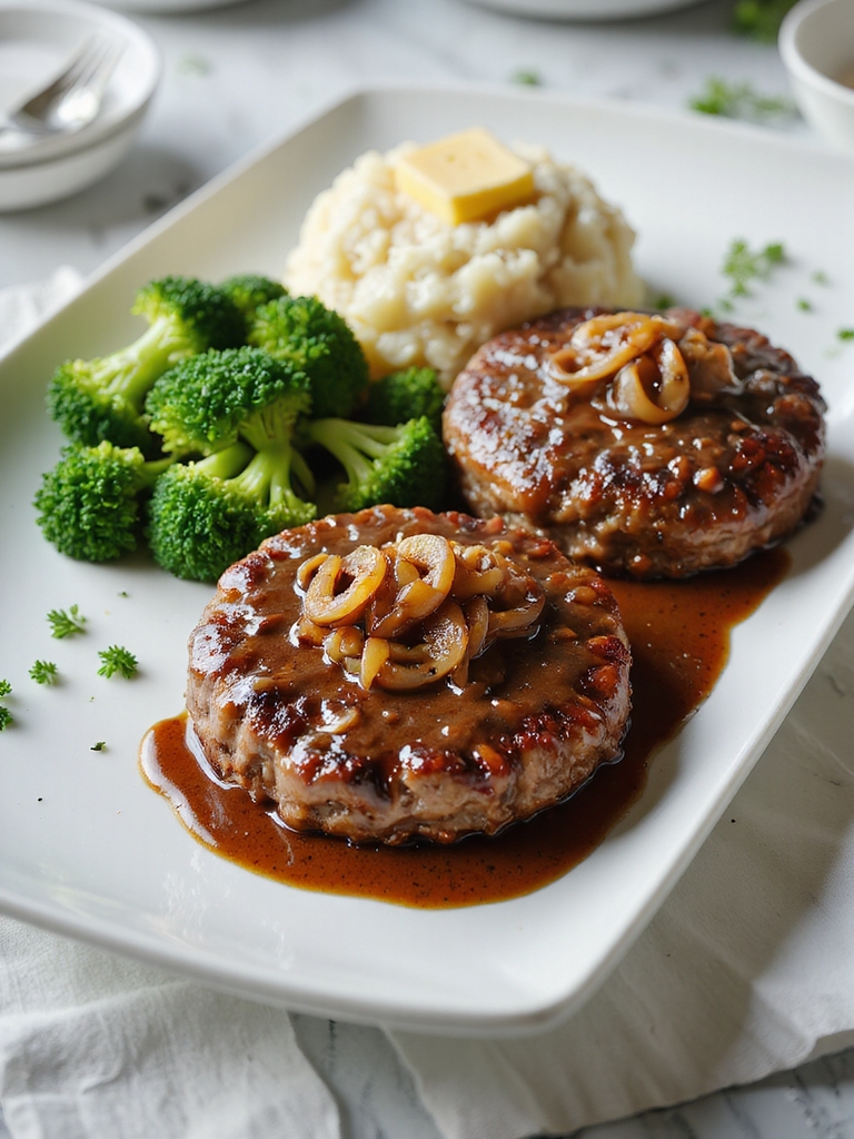 homestyle juicy salisbury steak