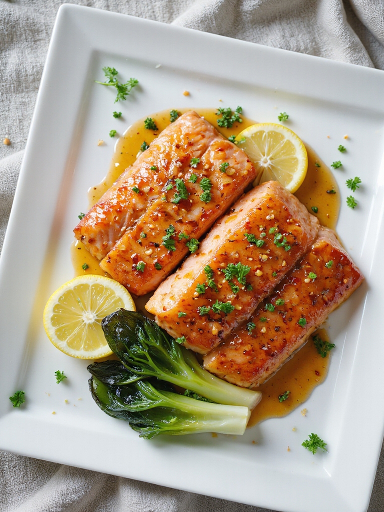 honey garlic salmon recipe