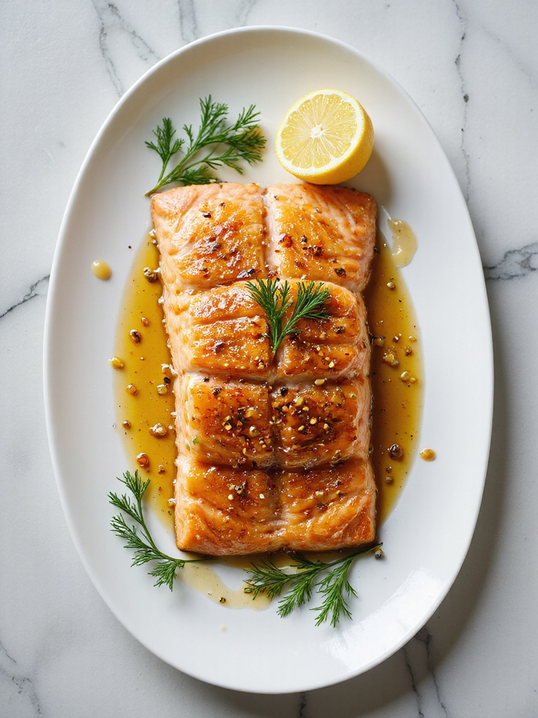 honey mustard grilled salmon
