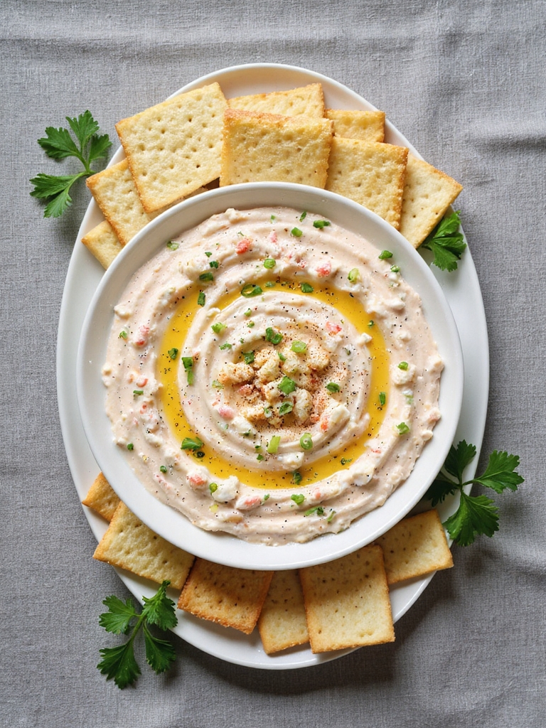 indulgent crab cheese dip
