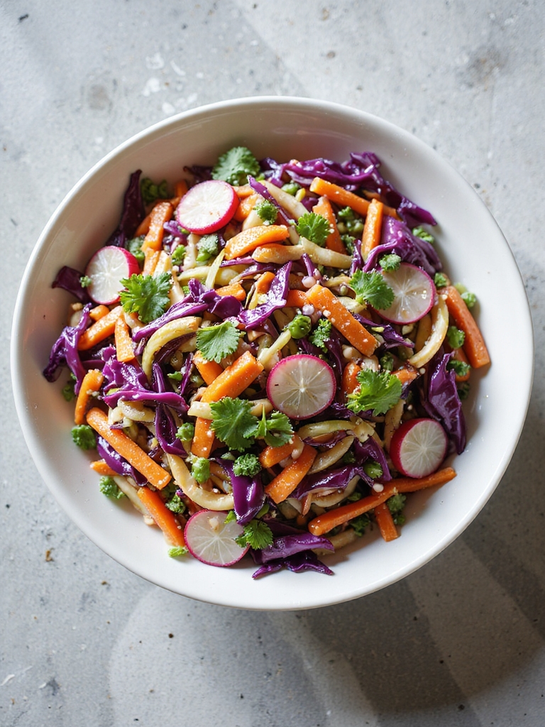invigorating vegetable slaw recipe