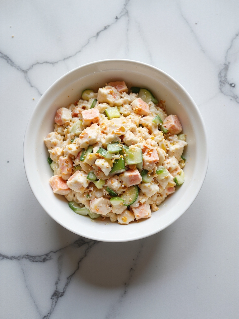 irresistible crab salad filling