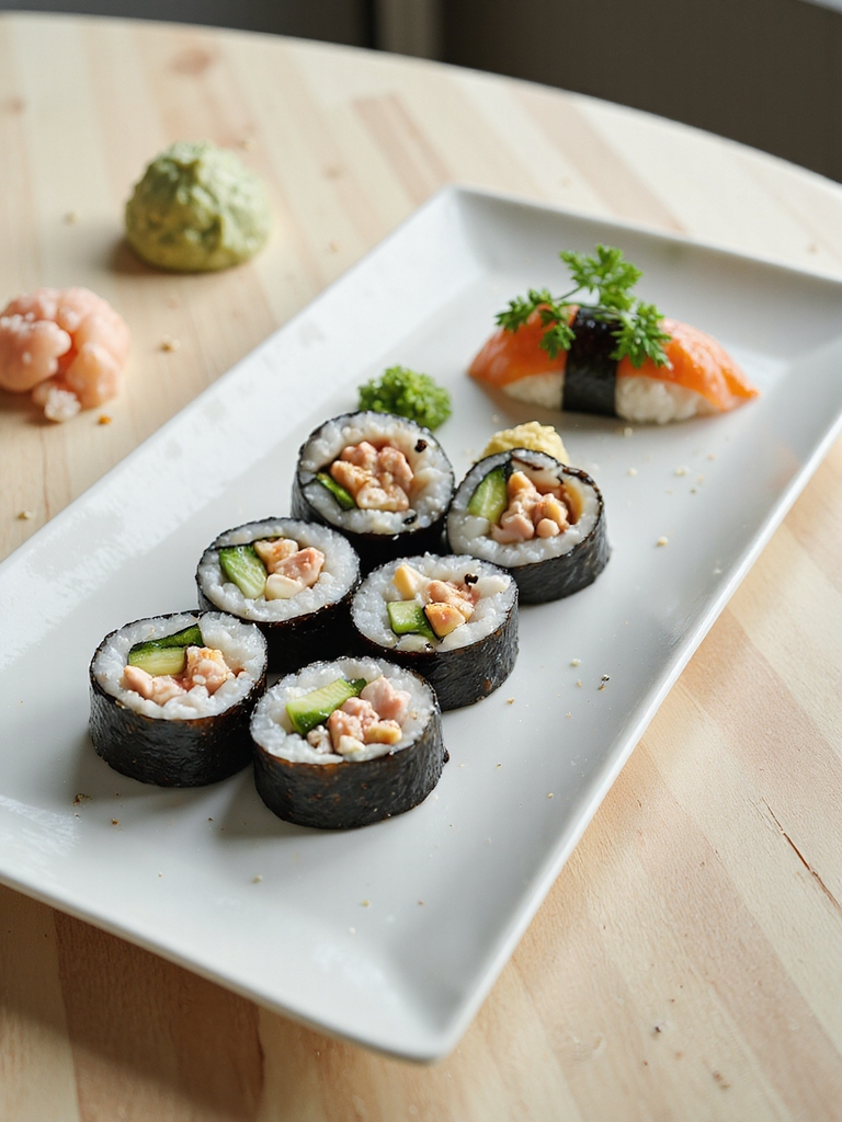 irresistible creamy crab sushi