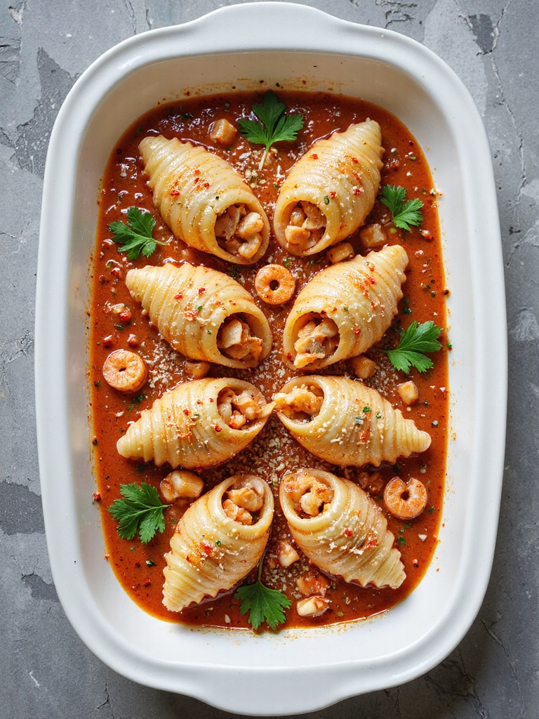 italian seafood stuffed shells