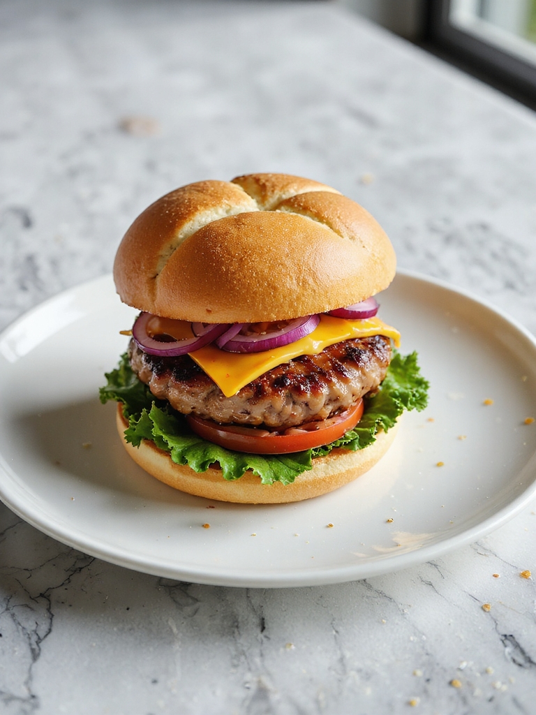 juicy air fryer turkey burgers