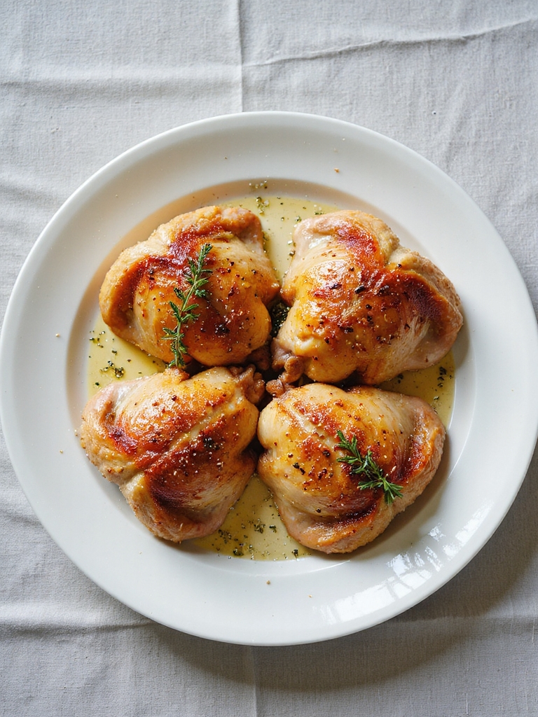 juicy crispy air fried thighs