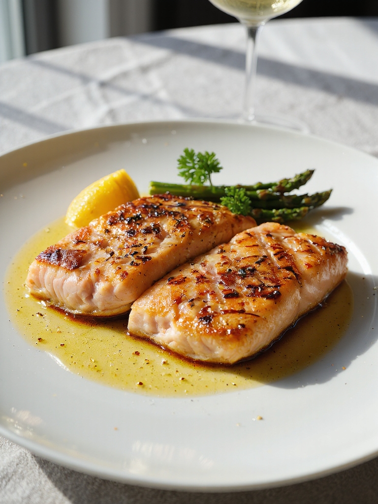 juicy smoky summer salmon