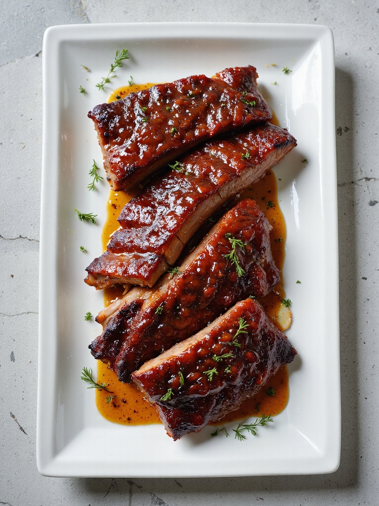 juicy tender baked ribs
