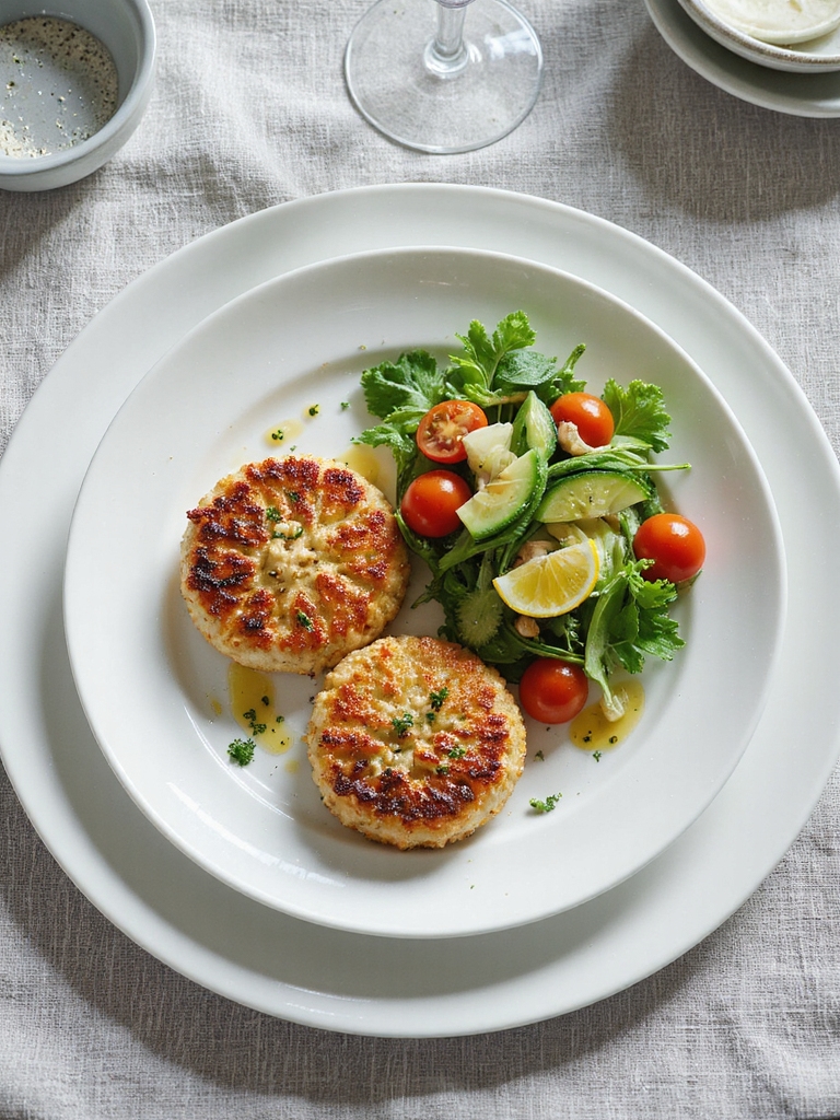 keto crab cakes pairing