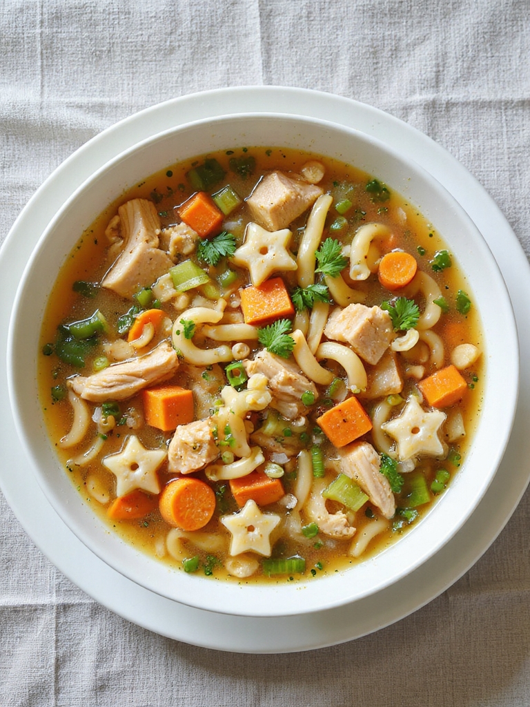 kid friendly chicken noodle soup