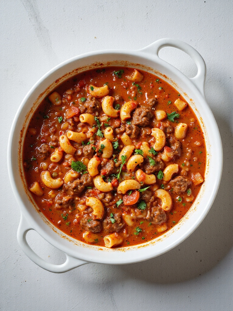 kid friendly pasta goulash recipe