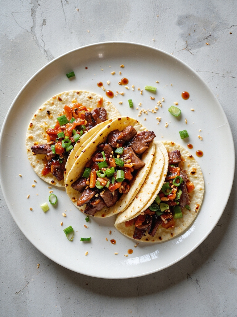 korean bbq taco fusion