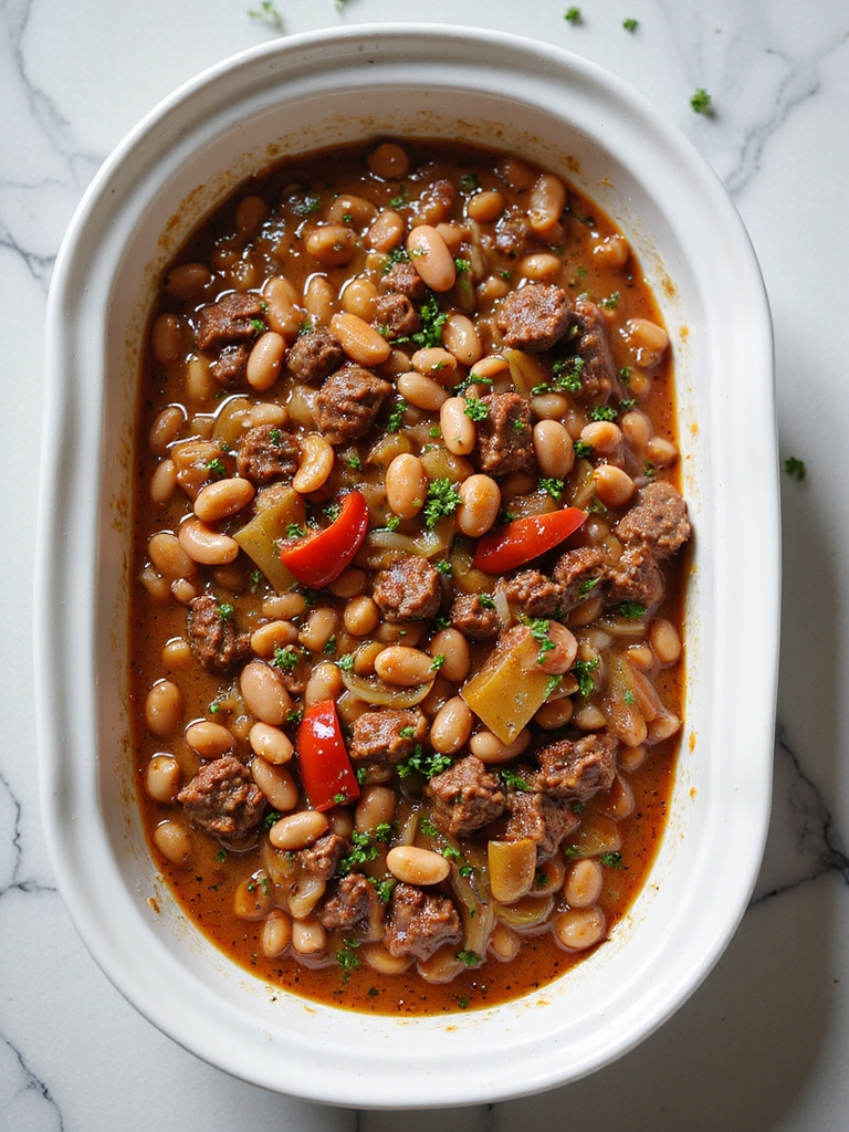 lean beef baked beans