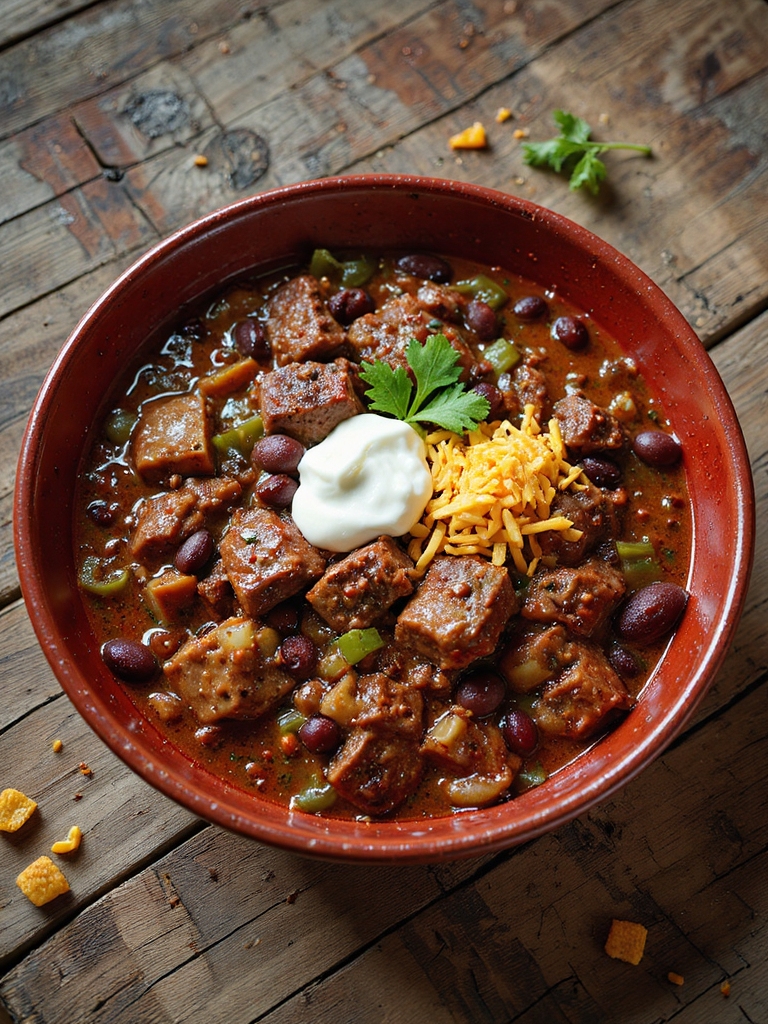 leftover roast beef chili