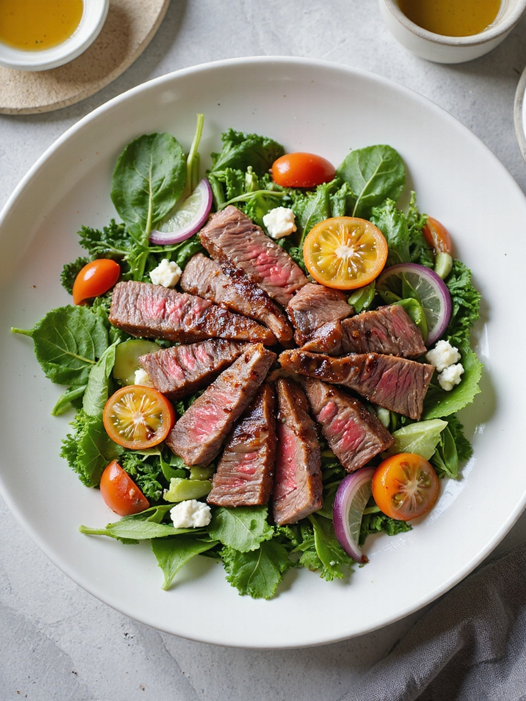 leftover steak salad recipe