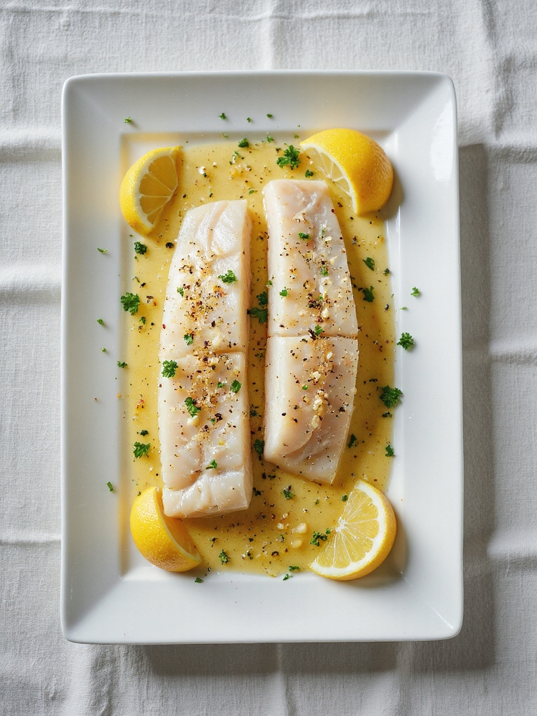 lemon butter white fish