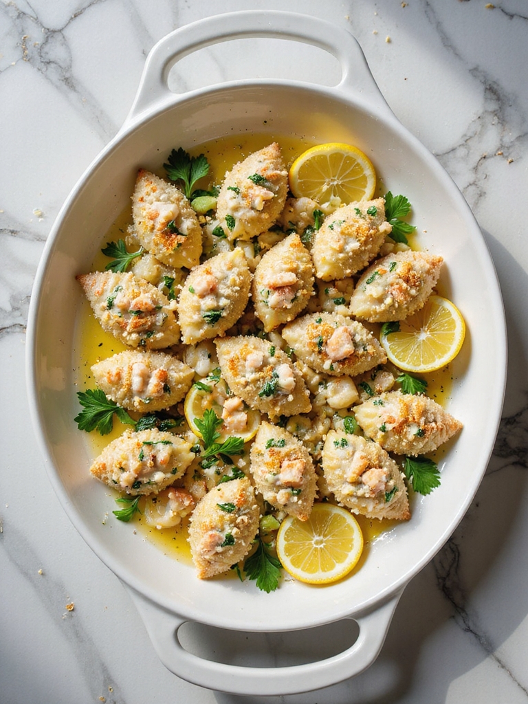lemon garlic seafood pasta