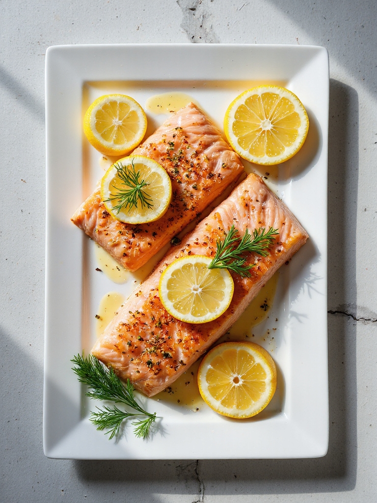 lemon herb baked salmon