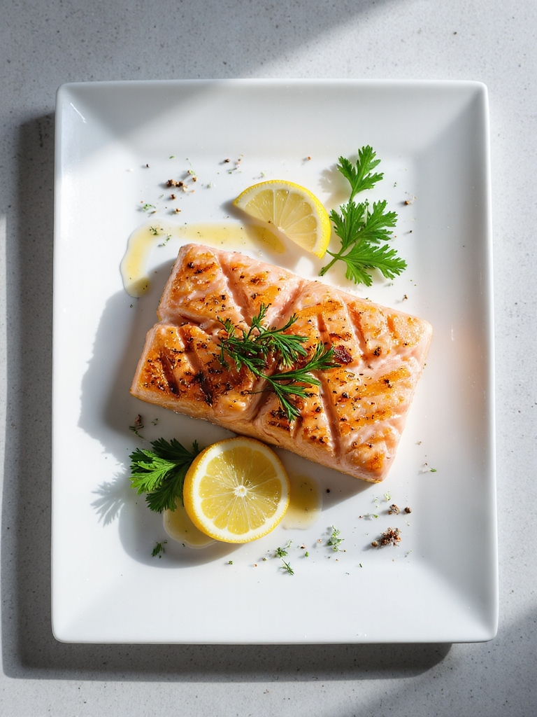 lemon herb grilled salmon