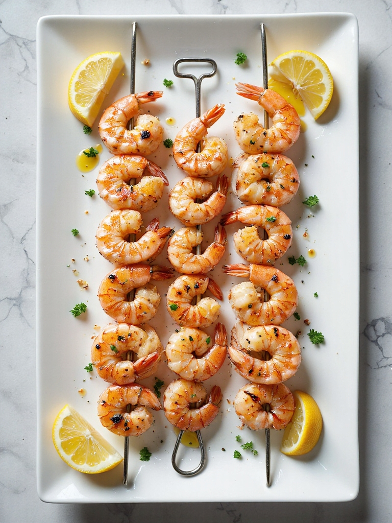 lemon herb grilled shrimp