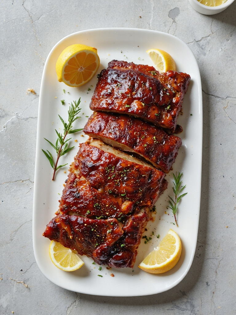 lemon herb infused ribs