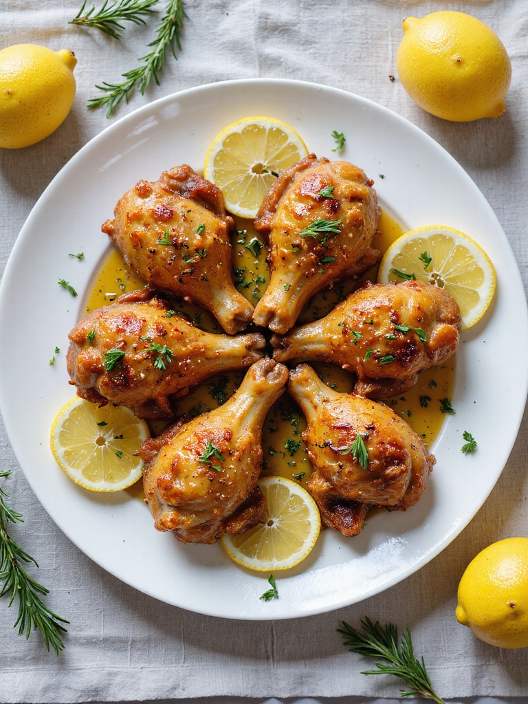 lemon herb marinated drumsticks