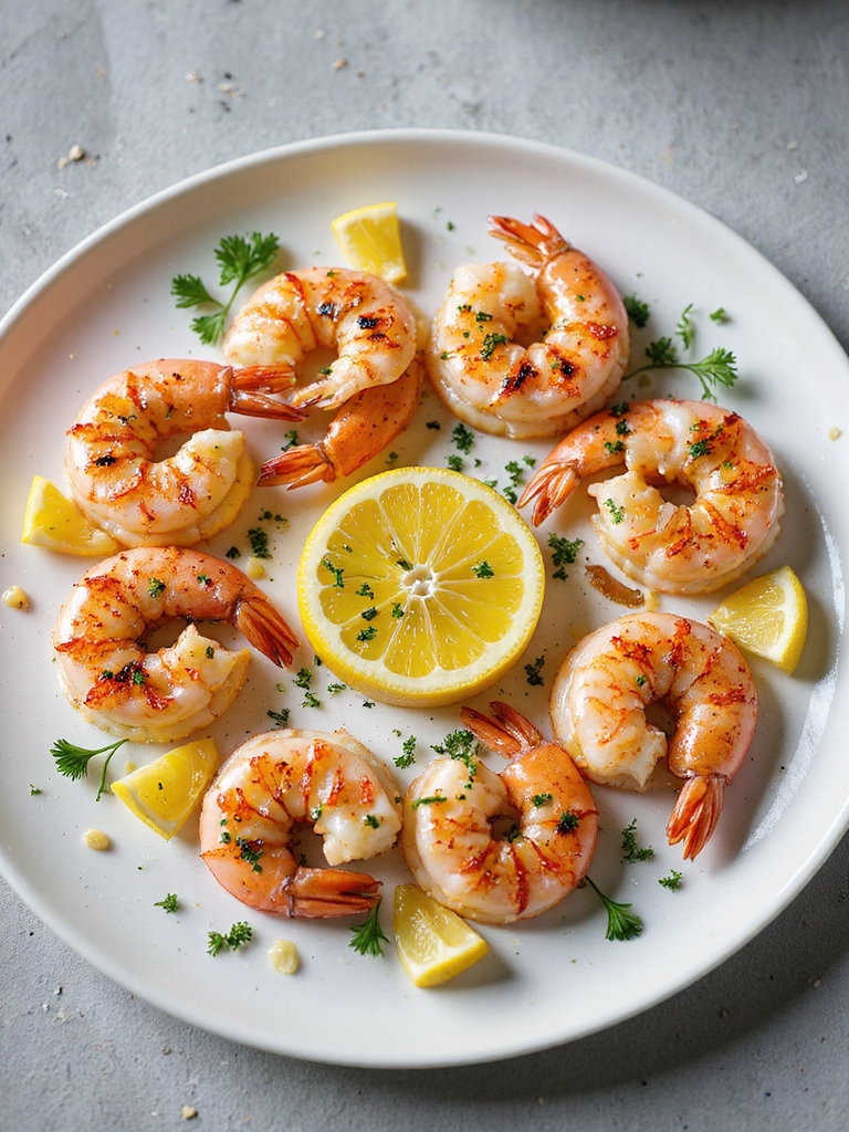lemon herb marinated shrimp