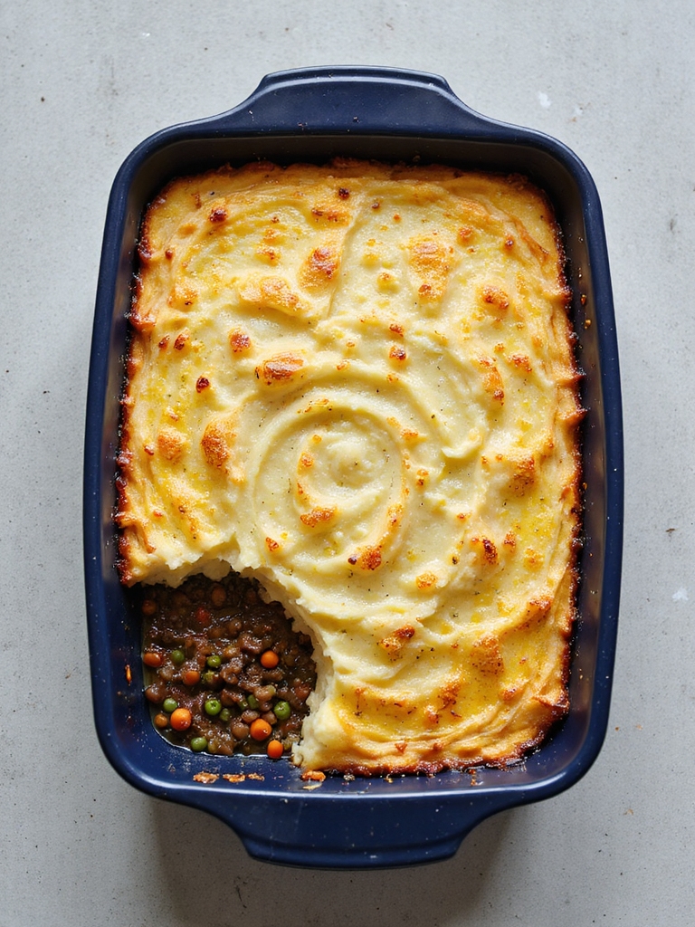 lentil beef shepherd s pie