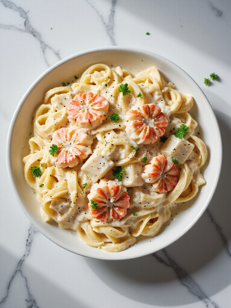lobster pasta in cream sauce