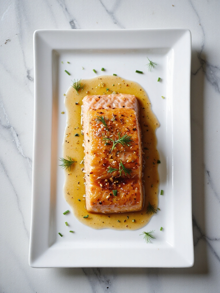maple dijon glazed salmon