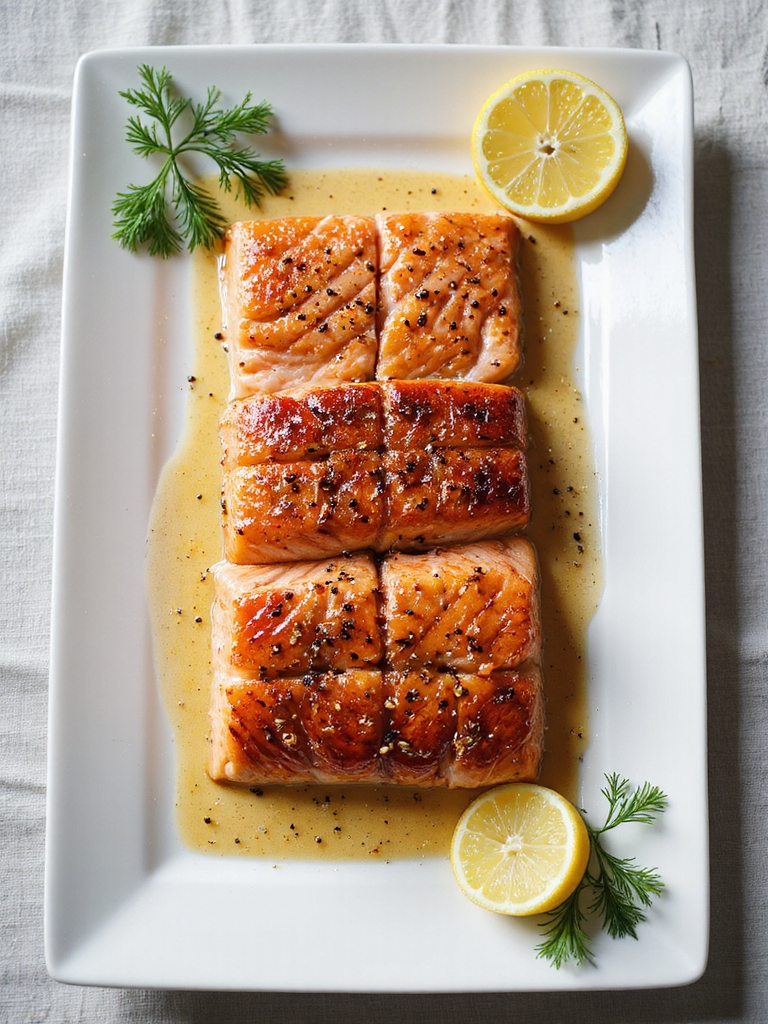 maple dijon glazed salmon perfection